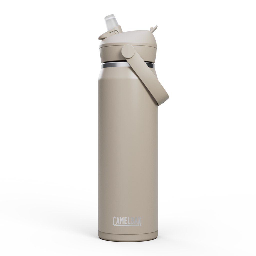 Thrive™ Flip Straw 25oz Bottle, Insulated Stainless Steel